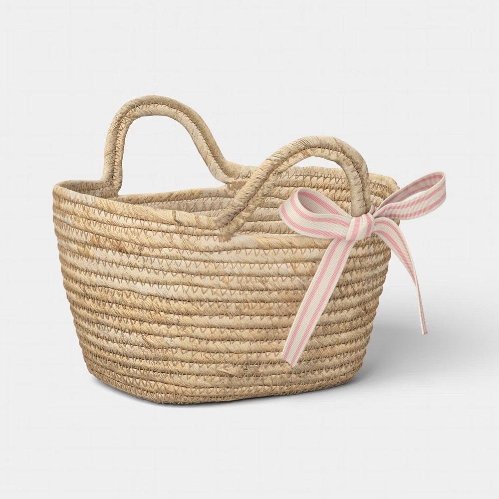 Natural Seagrass Woven Gifting Basket with Handles‎ - Threshold, Target